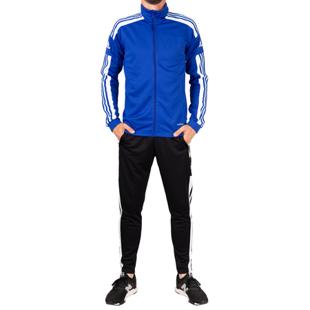 Komplet dresowy męski Adidas Squadra 21 niebieski/czarny