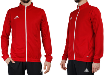 Bluza męska rozpinana Adidas Entrada 22 czerwona