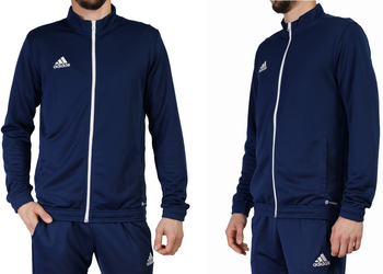 Bluza męska rozpinana Adidas Entrada 22 granatowa