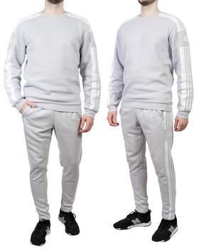 Komplet dresowy męski Adidas Squadra 21 szary