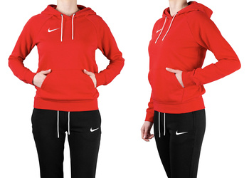 Bluza damska z kapturem Nike Park 20 czerwona