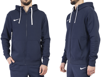 Bluza męska rozpinana z kapturem Nike Park 20 granatowa