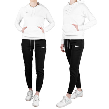 Komplet dresowy damski Nike Park 20 biały/czarny