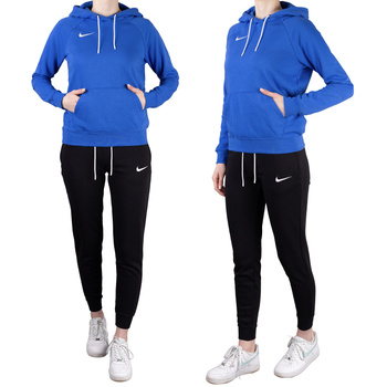 Komplet dresowy damski Nike Park 20 niebieski/czarny