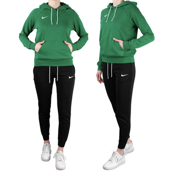 Komplet dresowy damski Nike Park 20 zielony/czarny