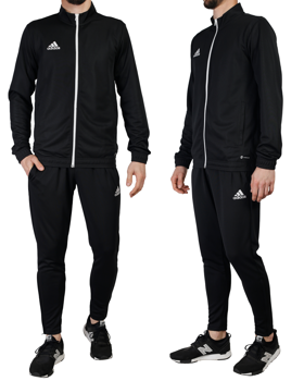 Komplet dresowy męski Adidas Entrada 22 czarny