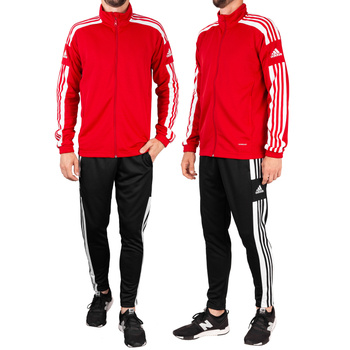 Komplet dresowy męski Adidas Squadra 21 czerwony/czarny