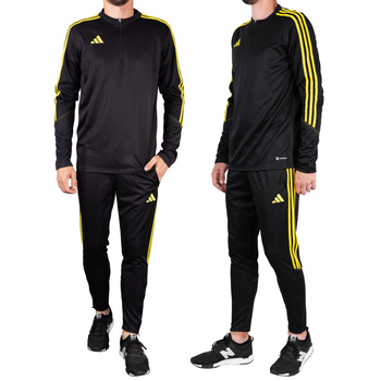 Komplet dresowy męski Adidas Tiro 23 żółty/czarny