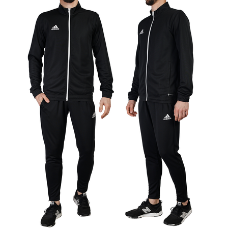 Komplet dresowy męski Adidas Entrada 22 czarny