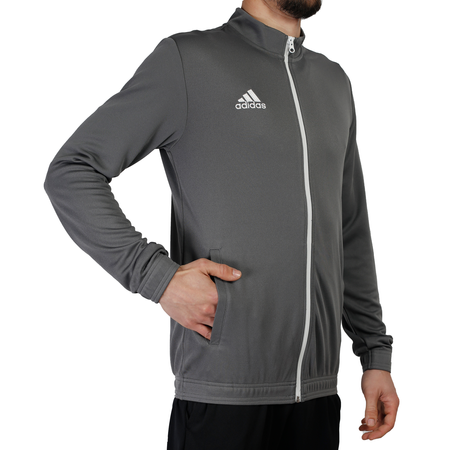 Komplet dresowy męski Adidas Entrada 22 szary/czarny