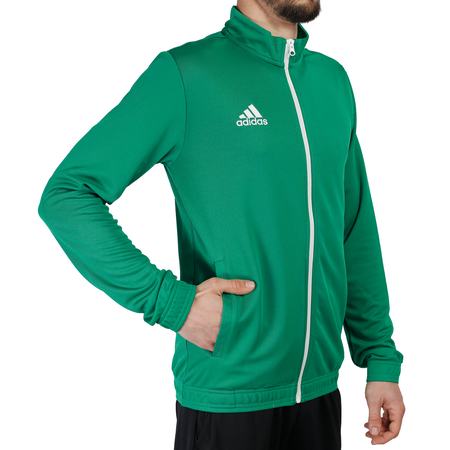 Komplet dresowy męski Adidas Entrada 22 zielony/czarny