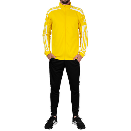 Komplet dresowy męski Adidas Squadra 21 żółty/czarny