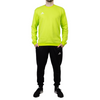 Komplet dresowy męski Adidas Entrada 22 limonkowy/czarny